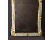 Espejo Gustaviáno Pintado y Dorado de Origen Sueco